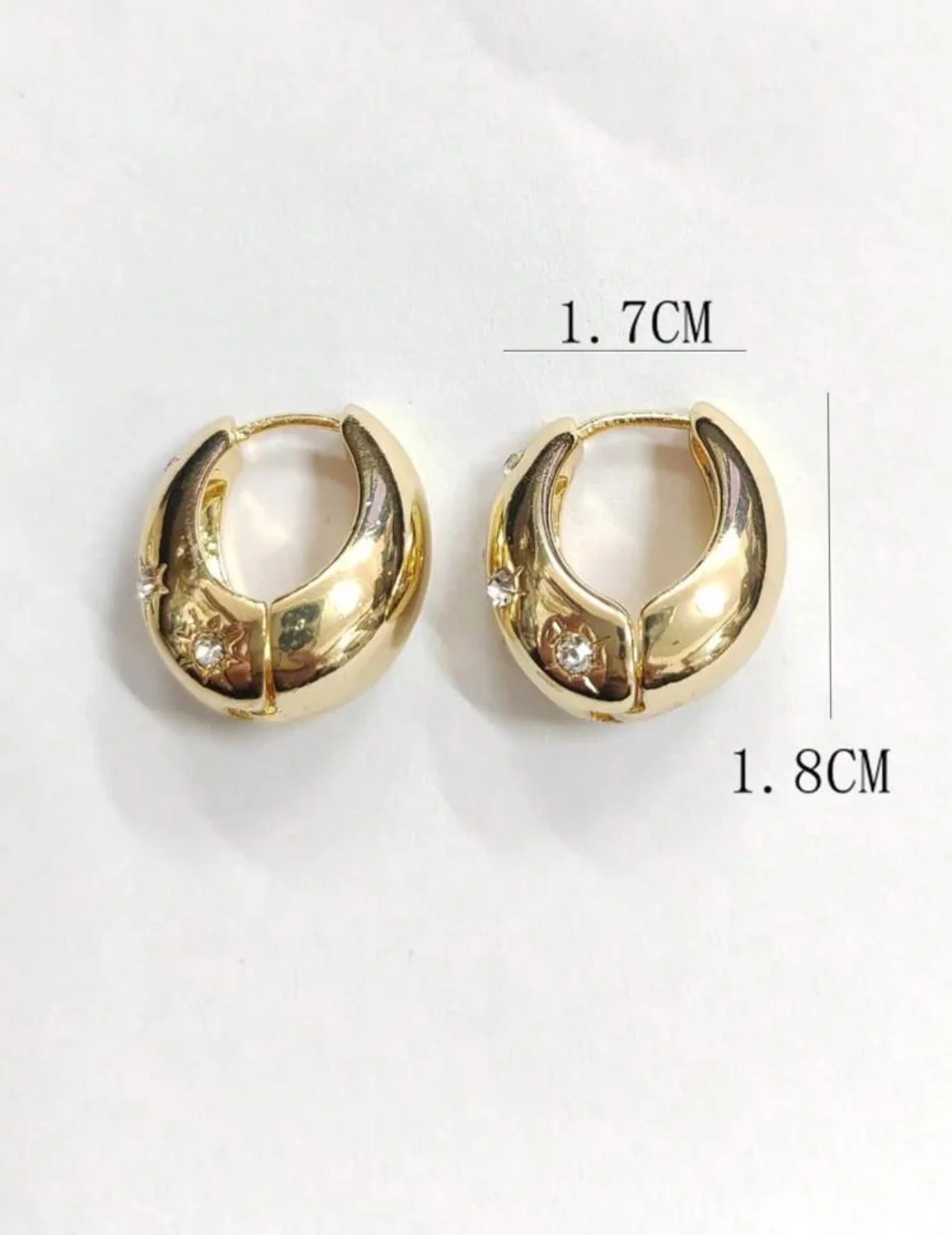 chunky starry hoops - Image 5